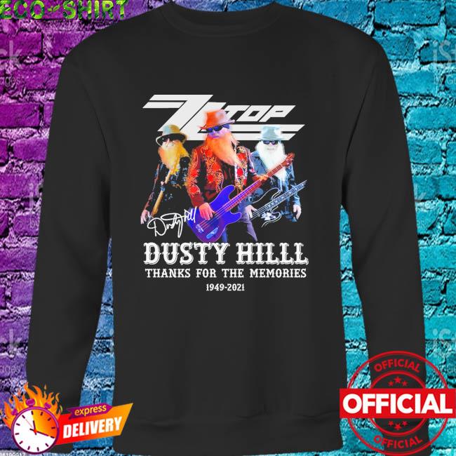 297ht ZZ Top Shirt Dusty Hill Shirt Dusty Hill T-shirt R.I.P Dusty Hill ZZ Top Shirt