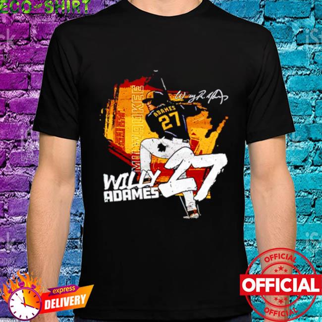 Milwaukee baseball willy adames hit the ball signature shirt, hoodie,  sweater, long sleeve and tank top