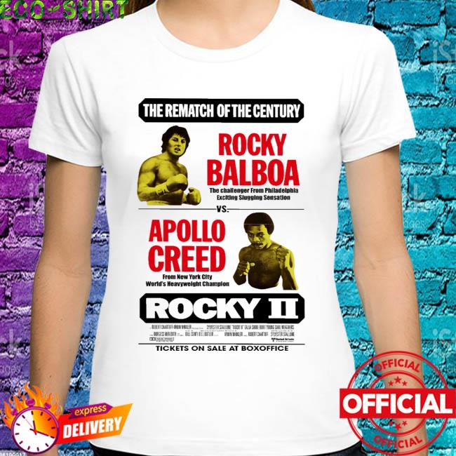 Rocky Heather T-Shirt Apollo Creed Heavyweight Champion Royal Tee