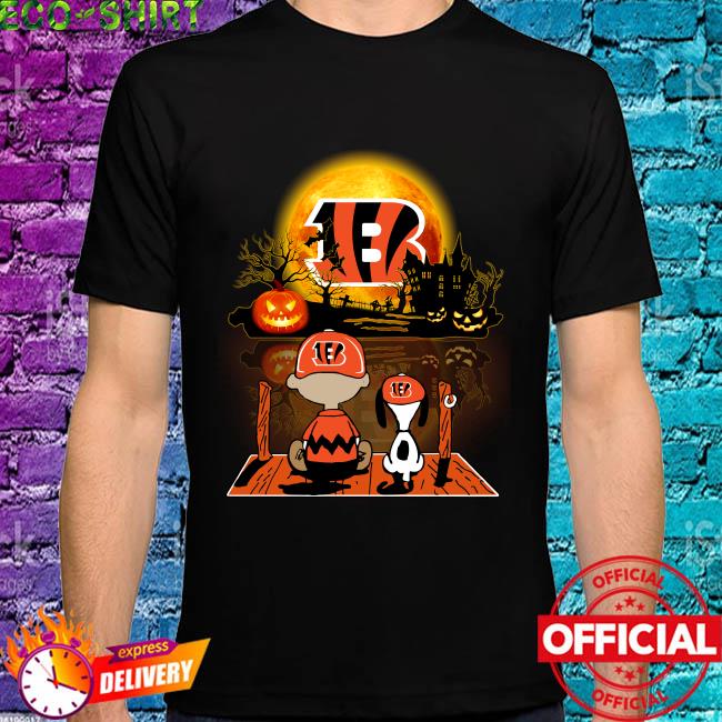 Snoopy Trick Or Treat Halloween Cincinnati Bengals Logo T Shirt, hoodie,  sweater, long sleeve and tank top