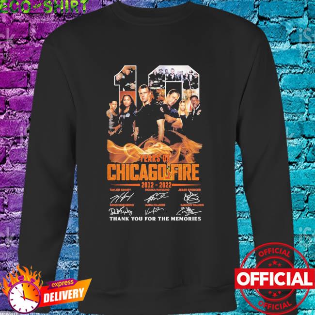 Good 09 Years 2012 2021 Chicago Fire Thank You For The Memories T-shirt -  NVDTeeshirt