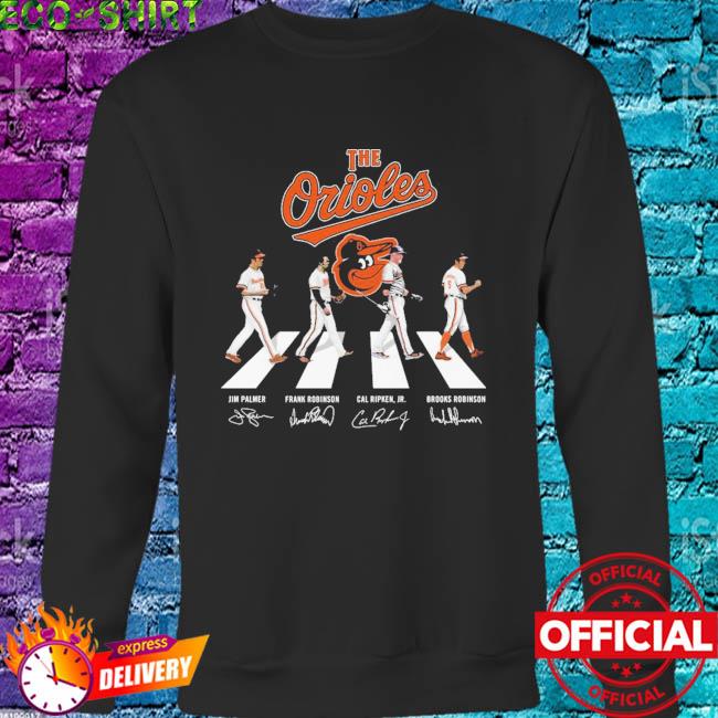 The Baltimore Orioles Abbey Road signatures shirt, hoodie, sweater