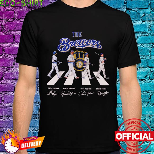 The Milwaukee Brewers Abbey Road signatures shirt - Limotees