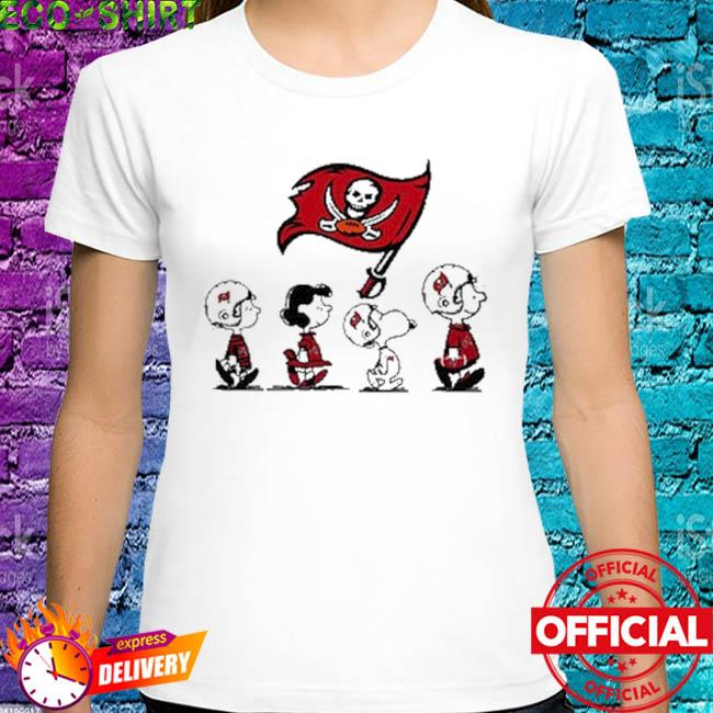 Tampa Bay Buccaneers Snoopy and Charlie Brown Peanuts shirt