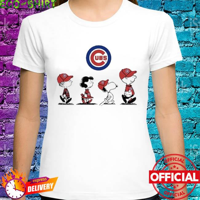 Peanuts Charlie Brown And Snoopy Playing Baseball Chicago Cubs
