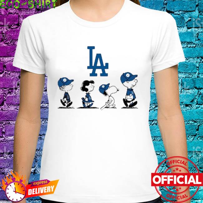 Official Snoopy Woodstock And The Peanuts Los Angeles Dodgers Baseball  Shirt, hoodie, sweater, long sleeve and tank top