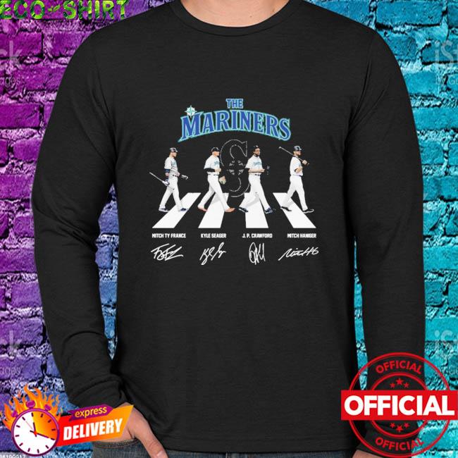 The Seattle Mariners Abbey Road signatures shirt, hoodie, sweater