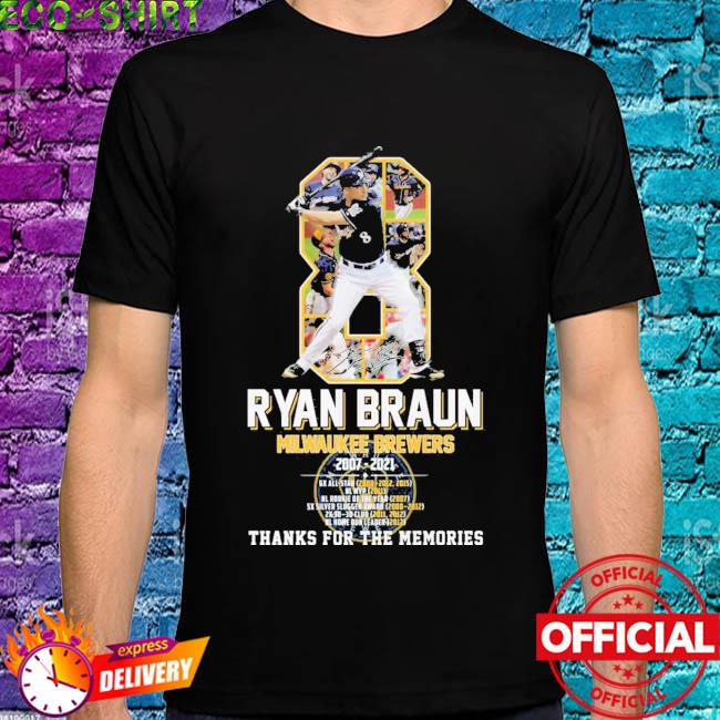 Milwaukee Brewers Apparel, Ryan Braun Shirts