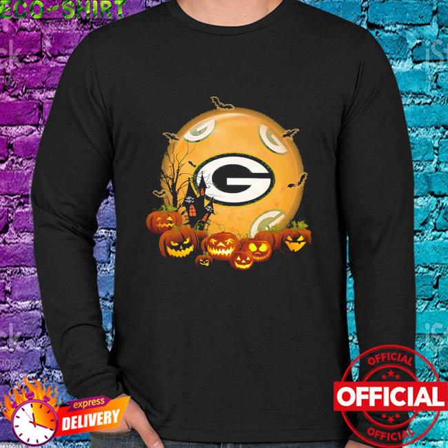 Green Bay Packers logo Moon Pumpkin Halloween shirt, hoodie