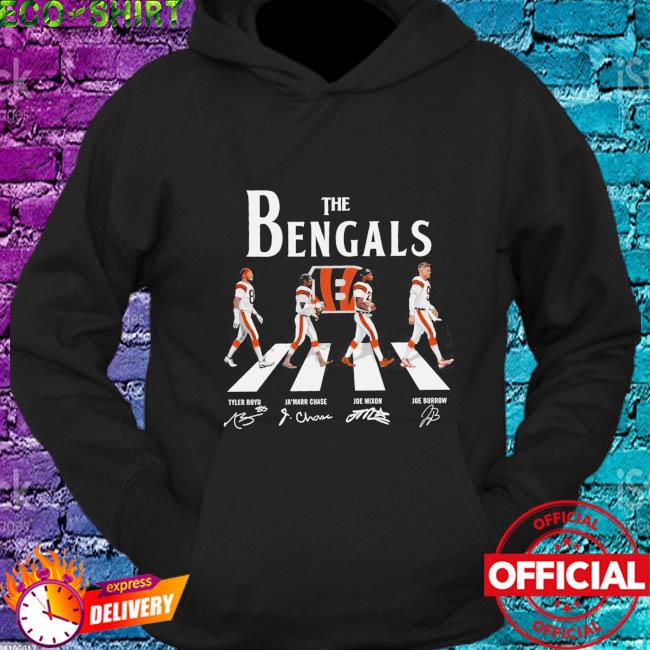 Mario The Cincinnati Bengals Abbey Road T-shirt, hoodie, sweater