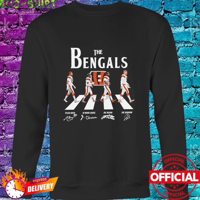 The Cincinnati Bengals Abbey Road Signatures T-Shirt, hoodie, sweater, long  sleeve and tank top