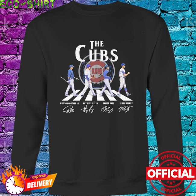 Chicago Cubs Abbey road thank you for the memories signature funny shirt,  hoodie, sweater, long sleeve and tank top