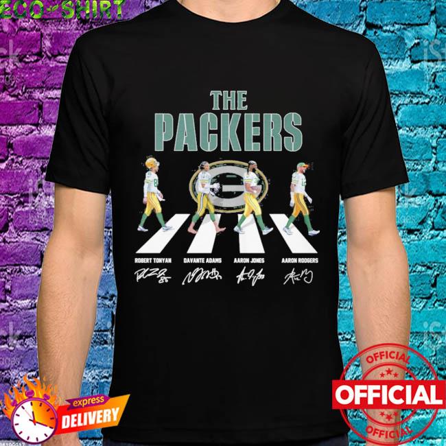 The Green Bay Packers Abbey Road signatures shirt, hoodie, sweater