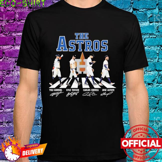 The Astros Houston Astros Abbey Road signatures shirt, hoodie