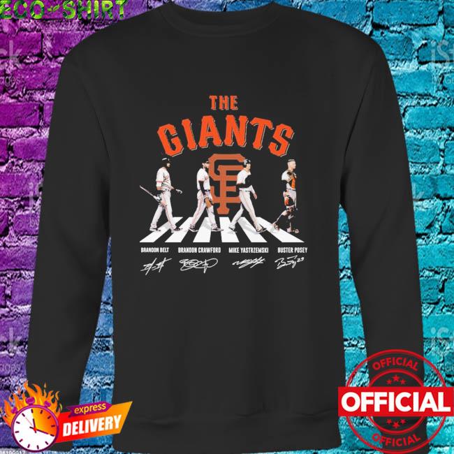 The Giants abbey road signatures 2021 shirt - Trend T Shirt Store