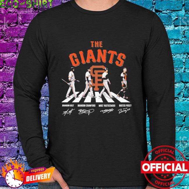 The San Francisco Giants Abbey Road signatures shirt, hoodie