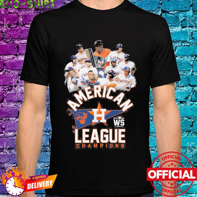 astros american league shirts