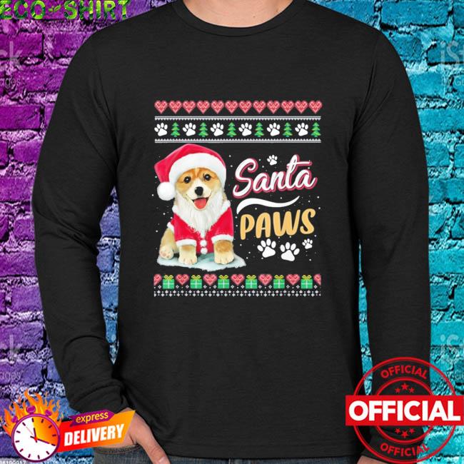 santa paws sweatshirt
