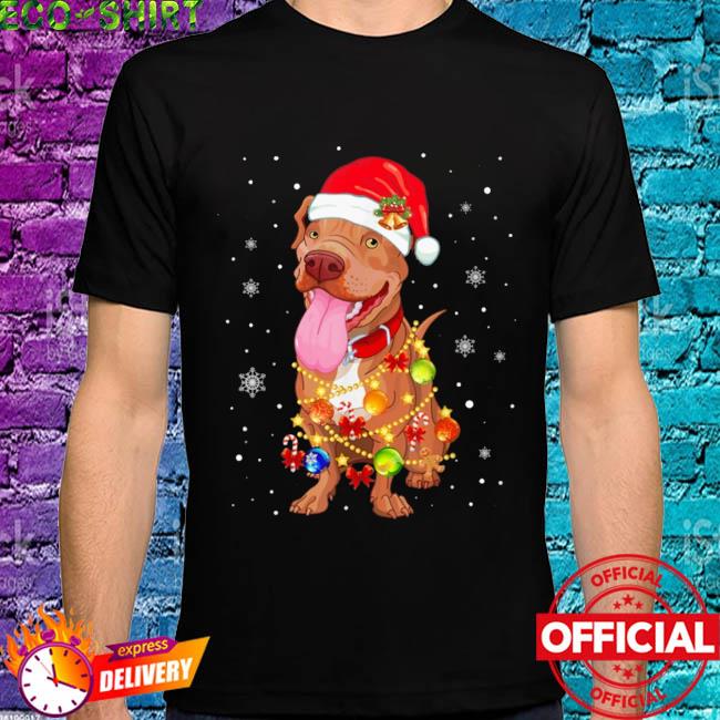 pitbull xmas sweater