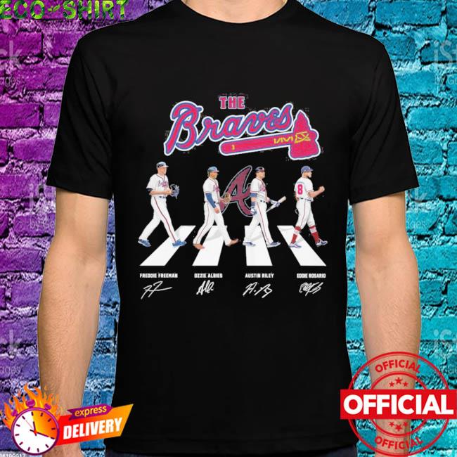 The Braves Abbey Road signatures shirt, hoodie, sweater, long