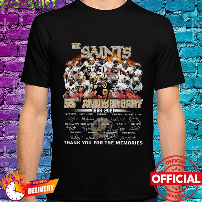 saints 50th anniversary shirts