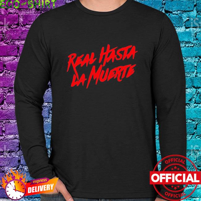  Real Hasta La Muerte Fan T-Shirt Anuel (Adult) Black