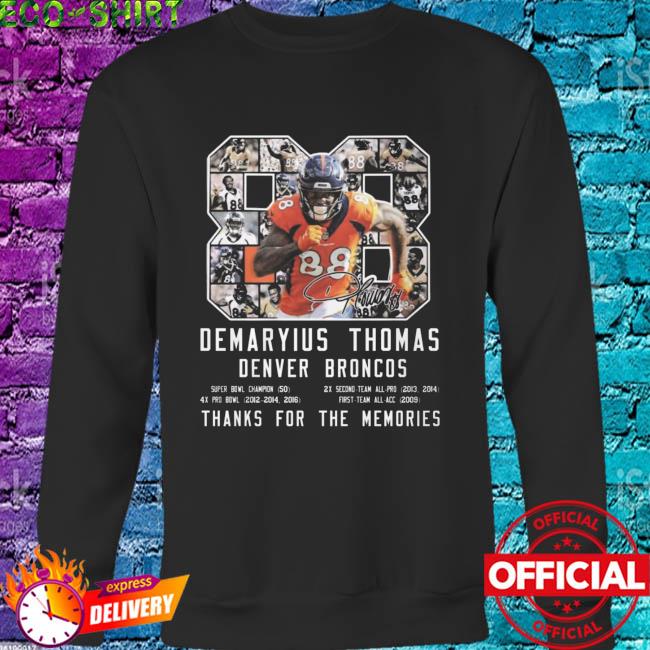 Demaryius thomas signature Football player shirt, hoodie, sweater, long  sleeve and tank top