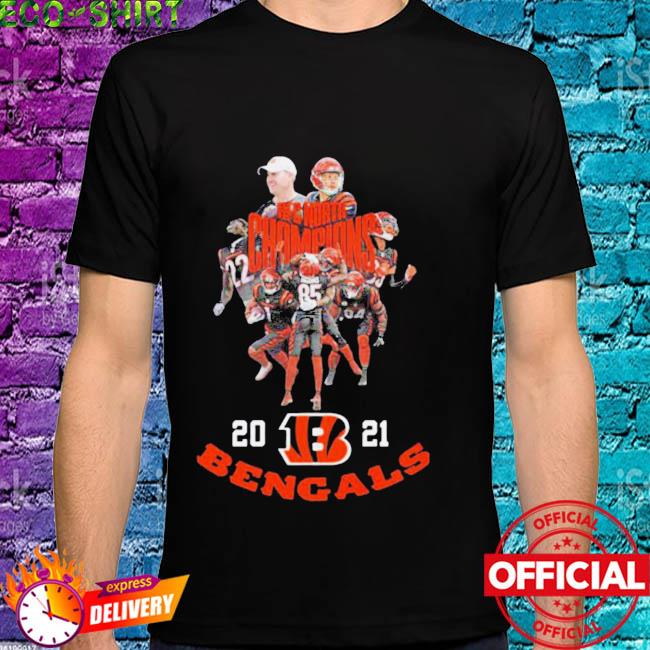 2021 2022 AFC North Champions Cincinnati Bengals T-shirt