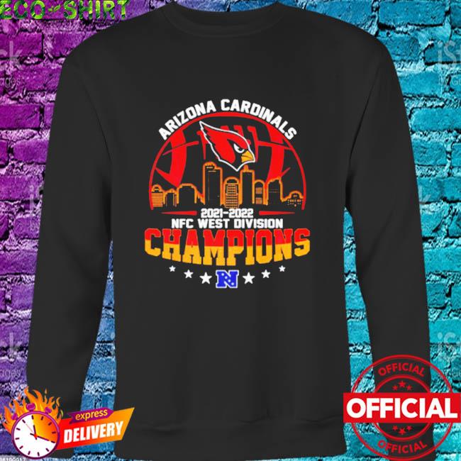 Official Arizona cardinals 2022 nfc west division champions shirt