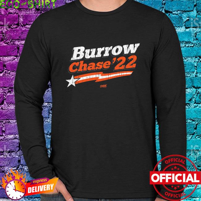 Burrow chase '22 cincinnati pro football shirt, hoodie, sweater