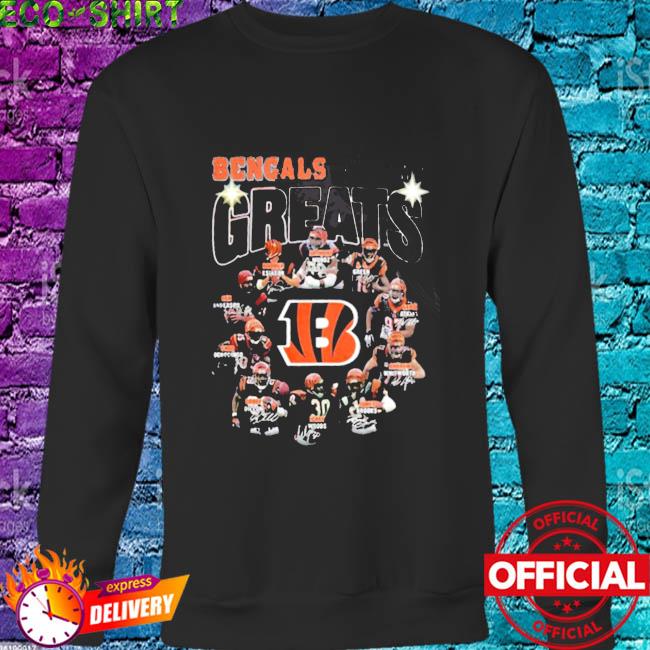 CincinnatI bengals all time greats T-shirts, hoodie, sweater, long sleeve  and tank top