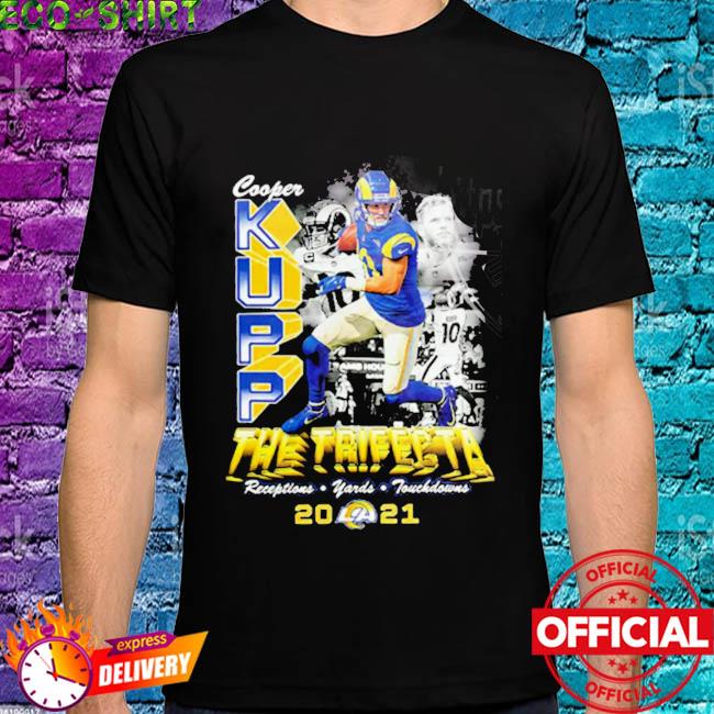 Cooper kupp the trifecta 2021 2022 los angeles rams divisional round  champions shirt, hoodie, sweater, long sleeve and tank top