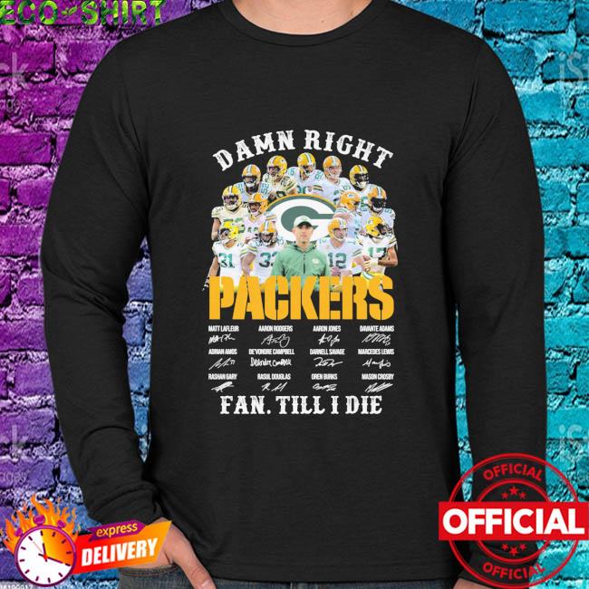 Official the Green Bay Packers signatures T-shirt, hoodie, sweater