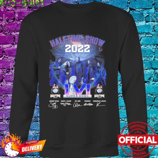 Super Bowl 2022 Halftime Show signatures shirt, hoodie, sweater, longsleeve  and V-neck T-shirt