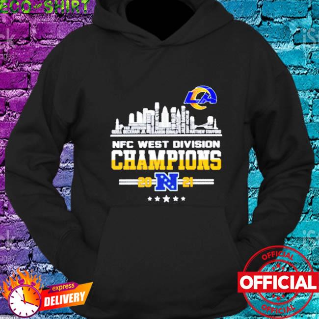 Rams 2021 nfc west division champions shirt, hoodie, sweater, long