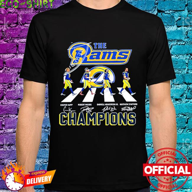 Los Angeles Rams Abbey Road Champions 2022 NFC Signature Shirt, hoodie,  sweater, long sleeve and tank top