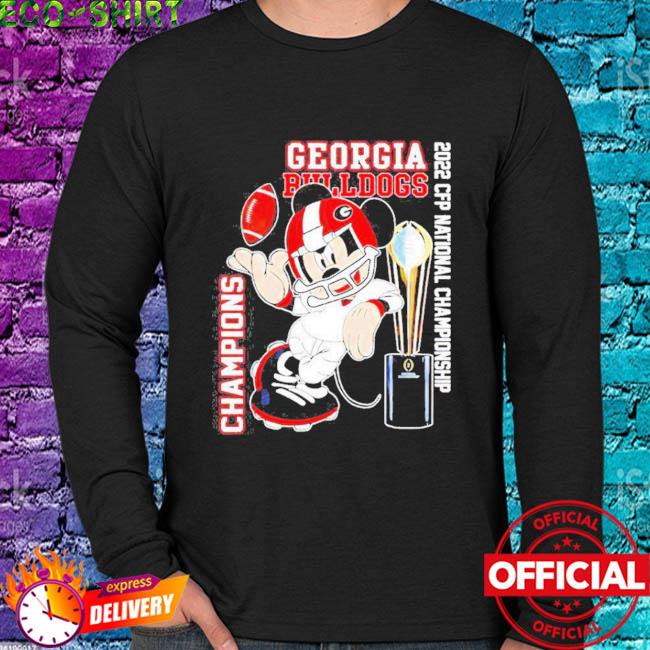 Mickey Mouse Georgia Bulldogs 2022 CFP National Championship Shirt