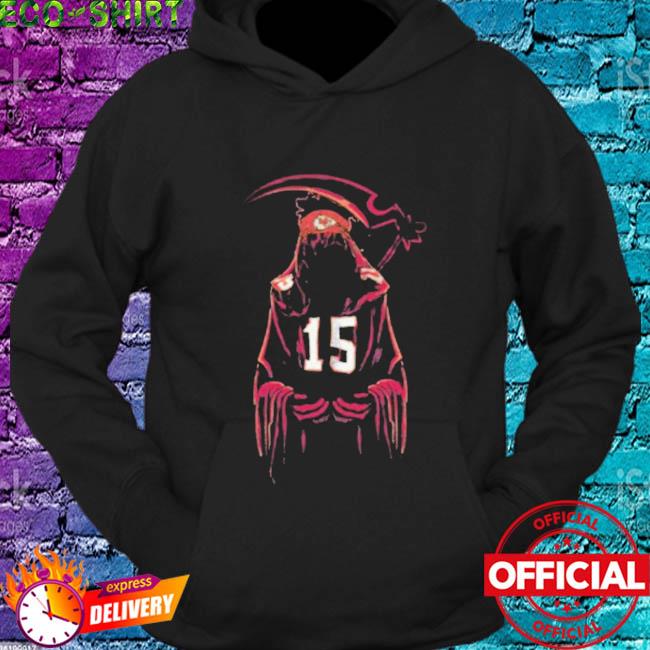 Patrick mahomes ii grim reaper 2022 shirt, hoodie, sweater, long