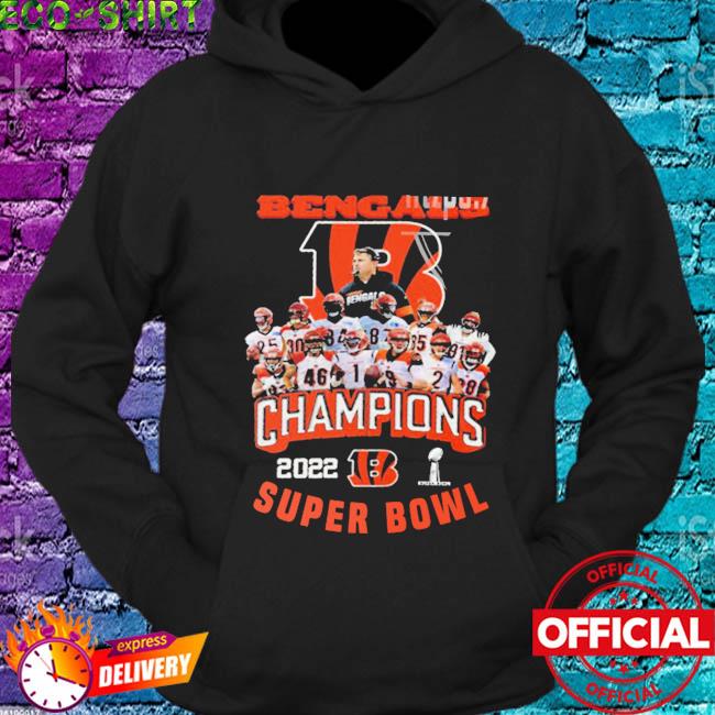 Cincinnati Bengals Champions 2022 Super Bowl logo T-shirt, hoodie