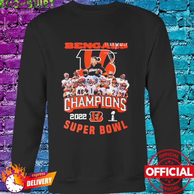 Cincinnati Bengals Champions 2022 Super Bowl logo T-shirt, hoodie