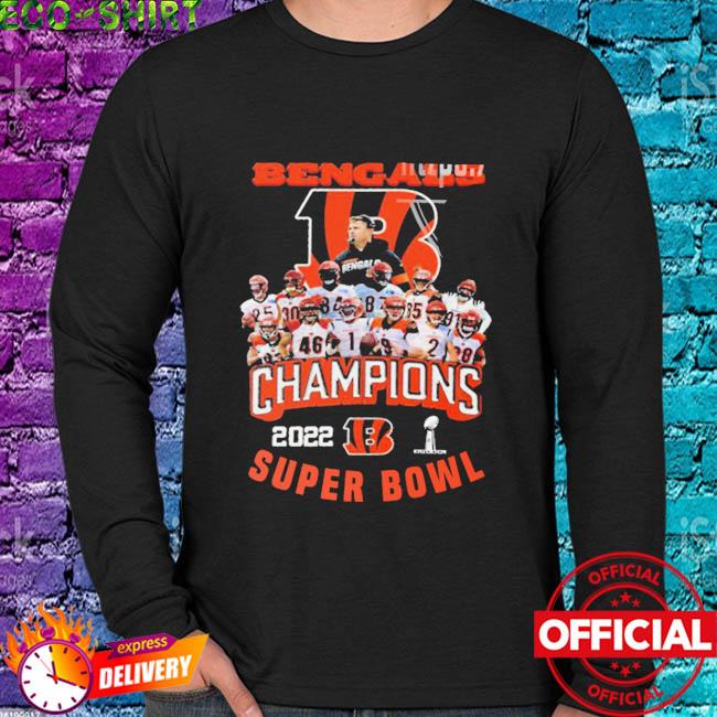 Official Cincinnati Bengals Champs 2022 Super Bowl T-Shirt, hoodie