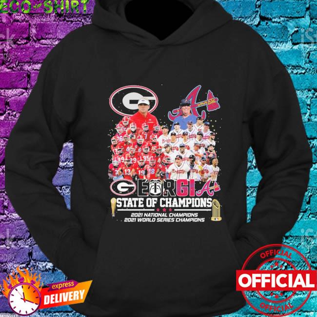 2021 Champions UGA Bulldogs Braves Atlanta Shirt