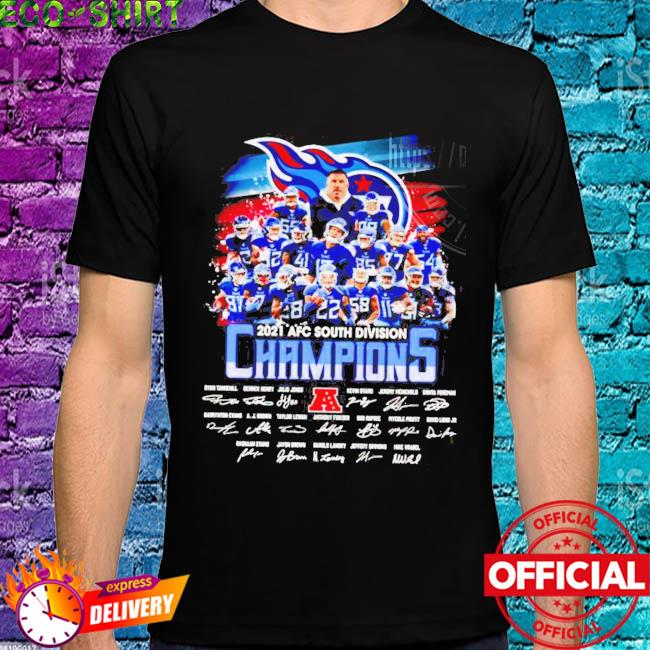 Tennessee Titans 2021 afc south division champions shirt