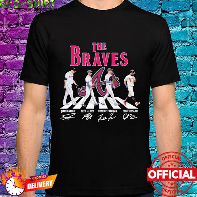 The Braves Abbey Road signatures t-shirt, hoodie, sweater, long sleeve and  tank top