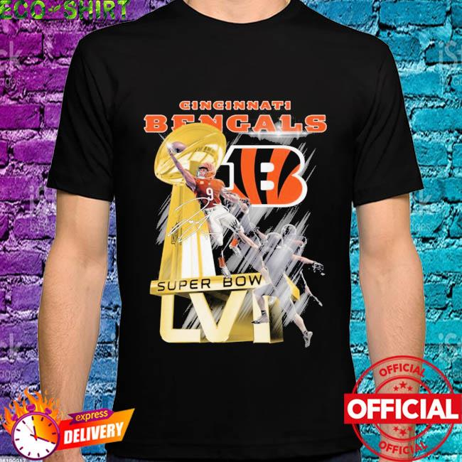 Cincinnati Bengals Super Bowl signature 2022 shirt, hoodie, sweater, long  sleeve and tank top