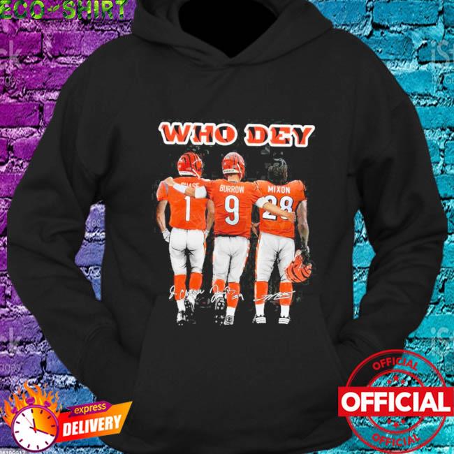 Cincinnati Bengals Joe Burrow Who Dey shirt, hoodie, sweater, long