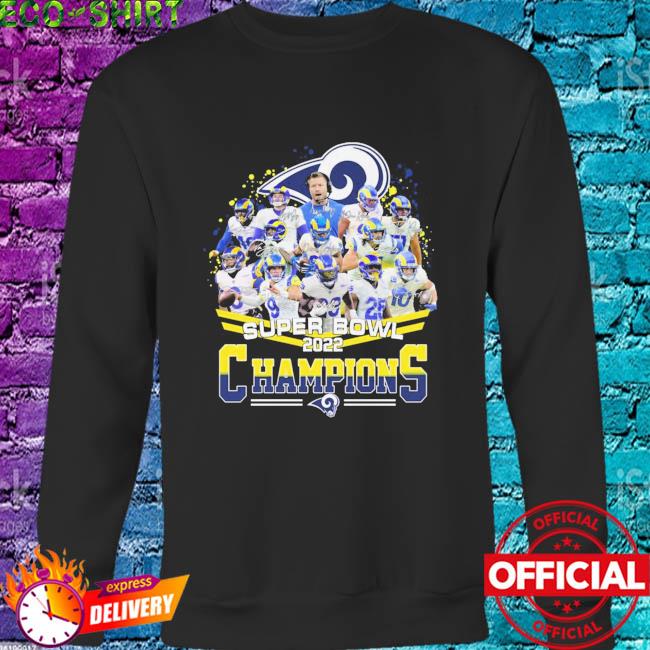 Los Angeles Rams Super Bowl Champions players signatures shirt, hoodie,  sweater, long sleeve and tank top