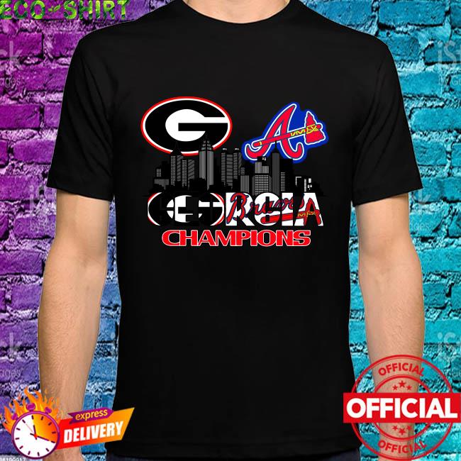 2021 Champions UGA Bulldogs Braves Unisex T Shirt