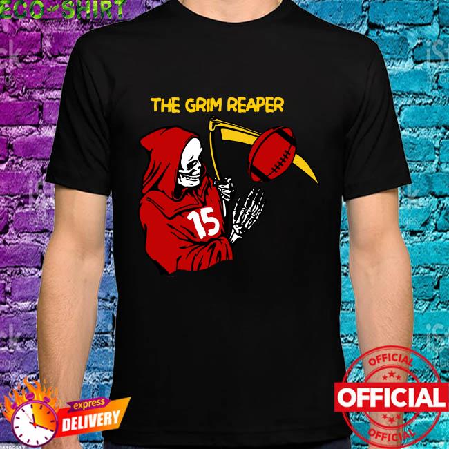 When It's Grim Be The Grim Reaper Football Kansas City T-Shirt