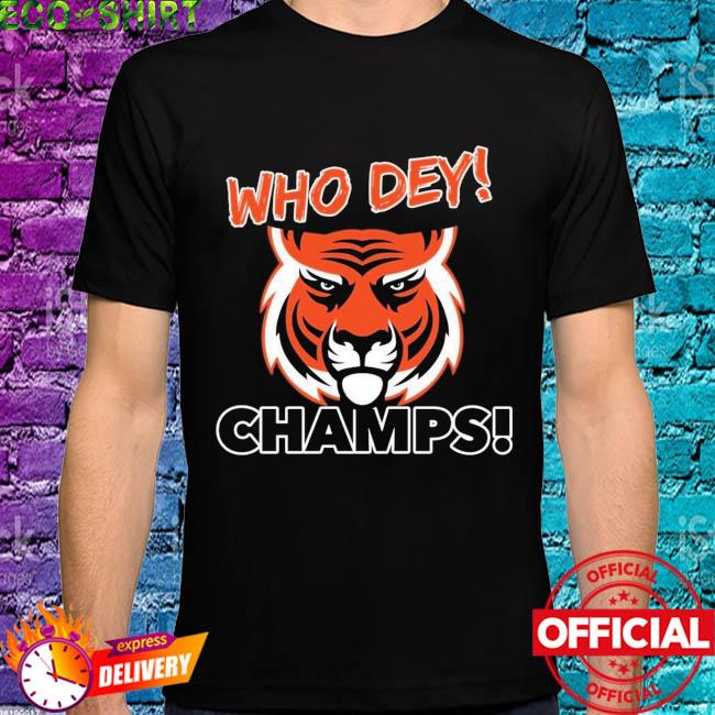 Official Who Dey Champs Cincinnati Bengals Shirt, hoodie, sweater, long  sleeve and tank top